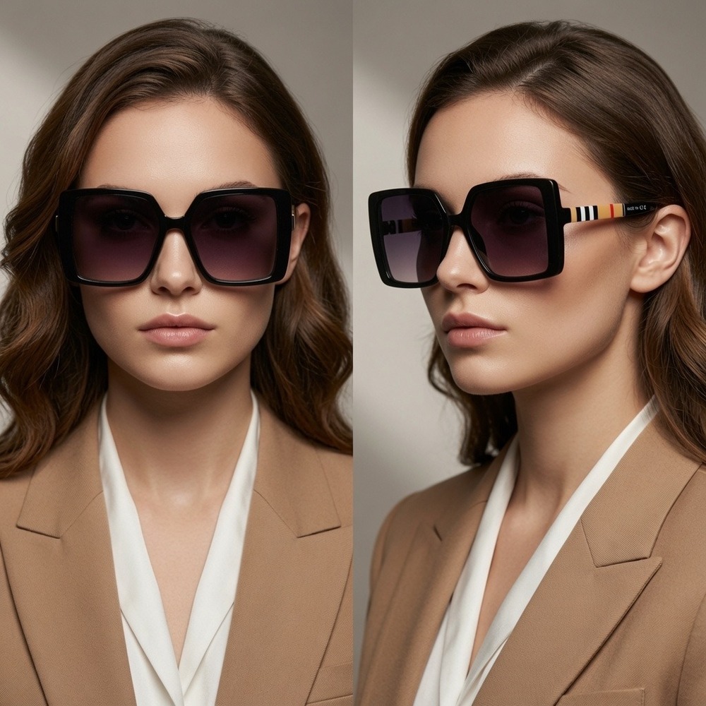Women Sunglasses Blocky Sun Exhibiting Sombre Visors Lightweight Comfortable New